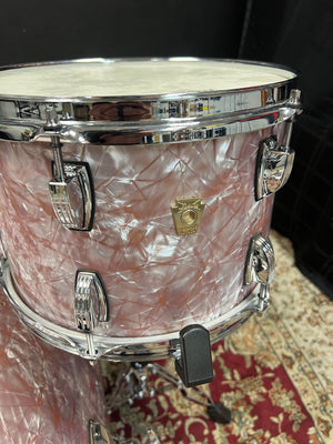 Ludwig Rose Marine Pearl Classic Maple 4pc Drum Set