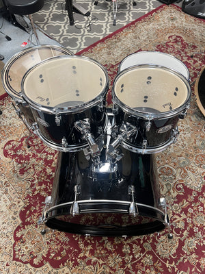 Pearl Soundcheck 5pc Black Wrap Drum Set