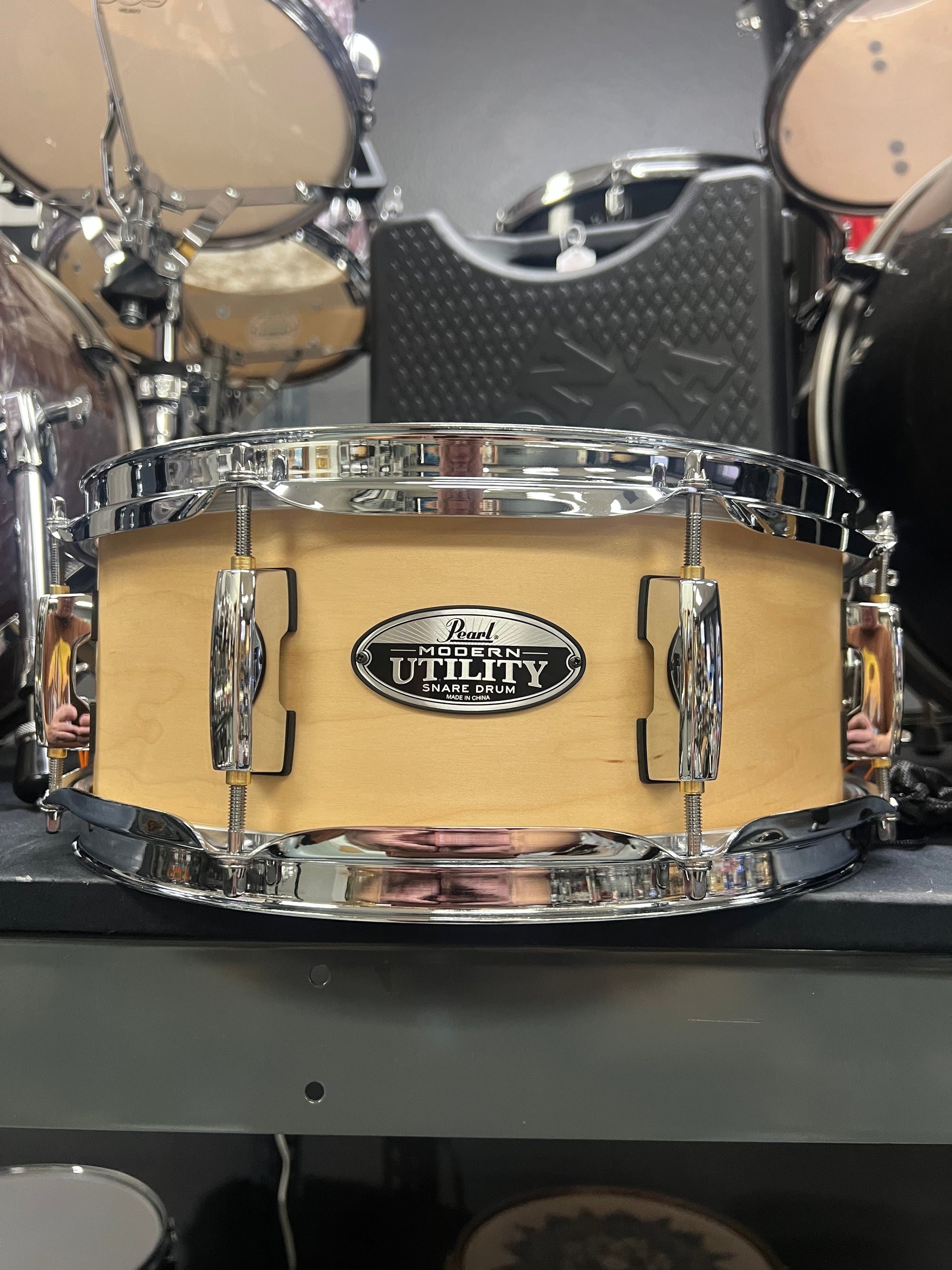 Pearl Modern Utility 13x5” Natural Maple Snare