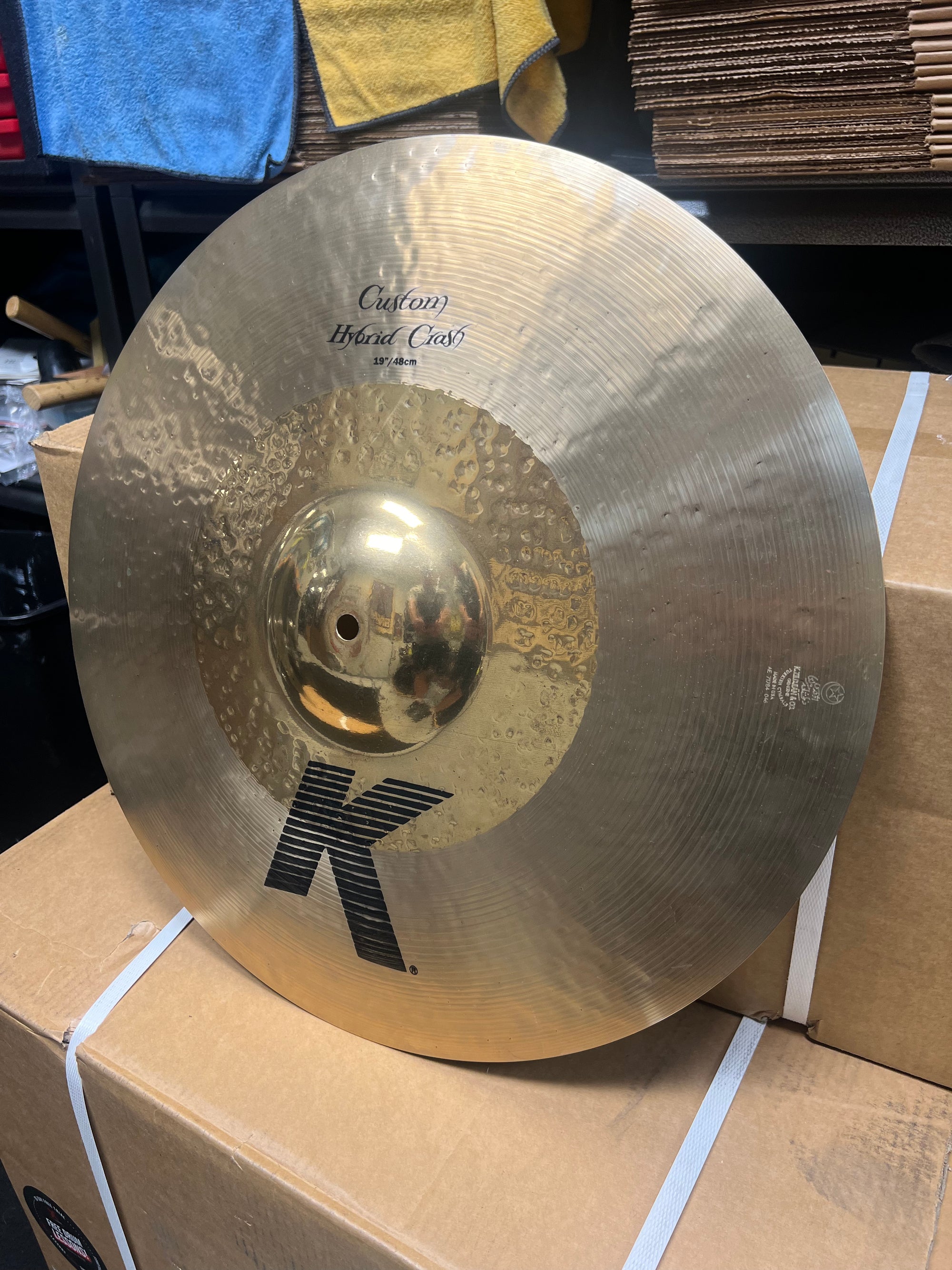 Zildjian 19” K Custom Hybrid Crash Cymbal