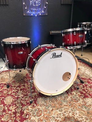 Pearl Decade Maple Gloss Red Burst 3pc Drum Set