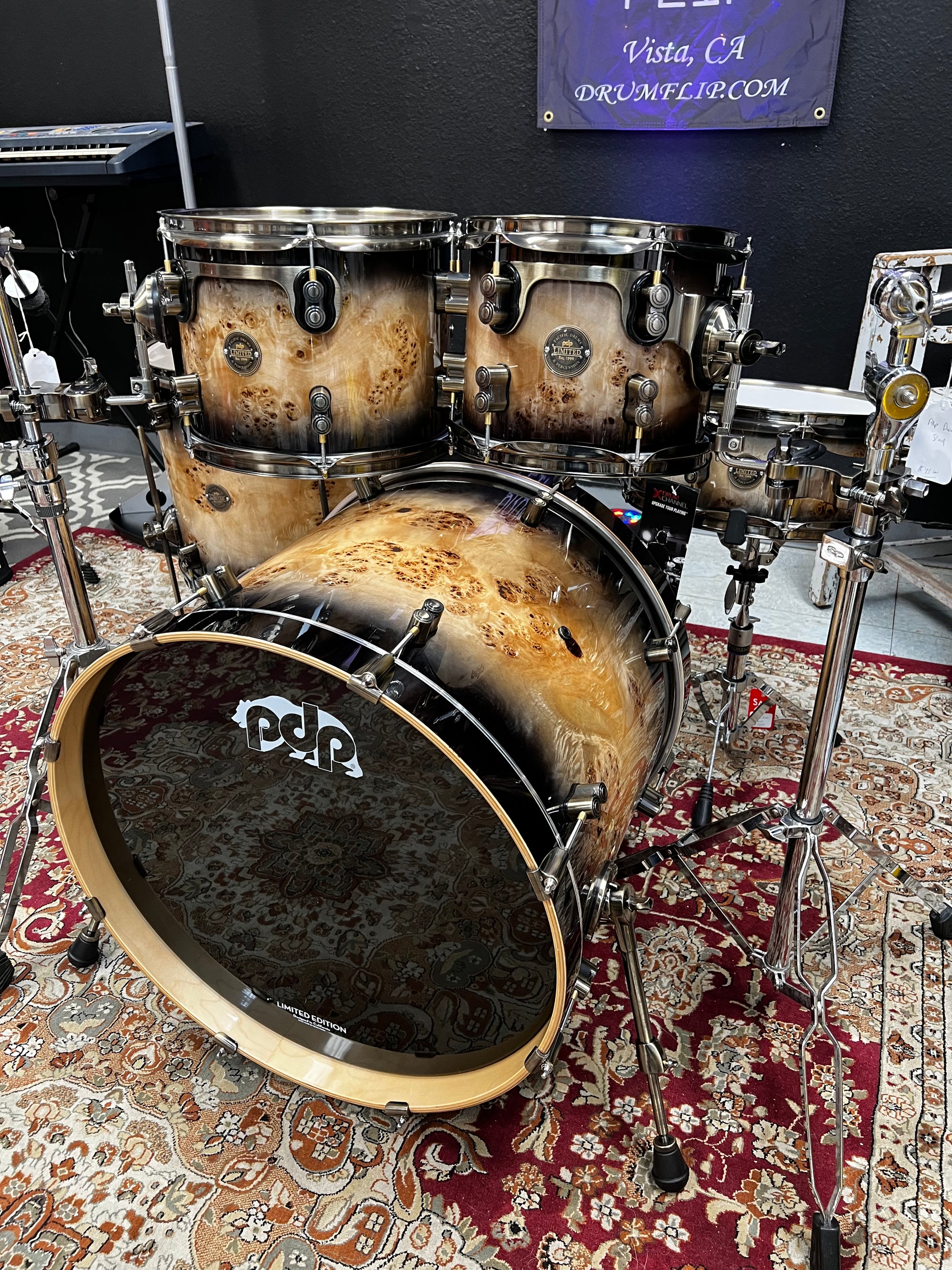 PDP Concept Maple Limited Edition Mappa Burl Kit Kit