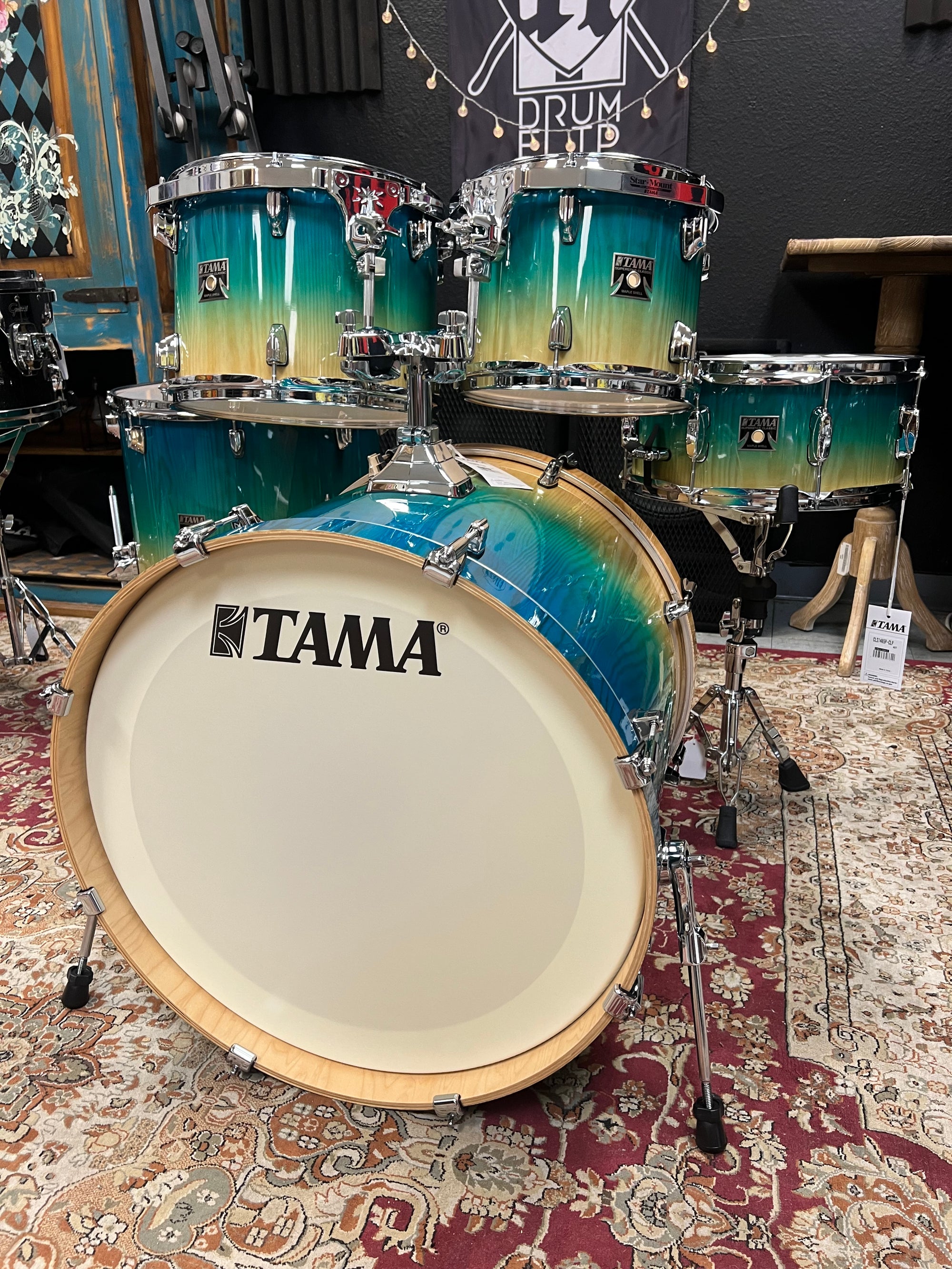 Tama Superstar Classic 5pc Careibean Lacebark Pine Drum Set