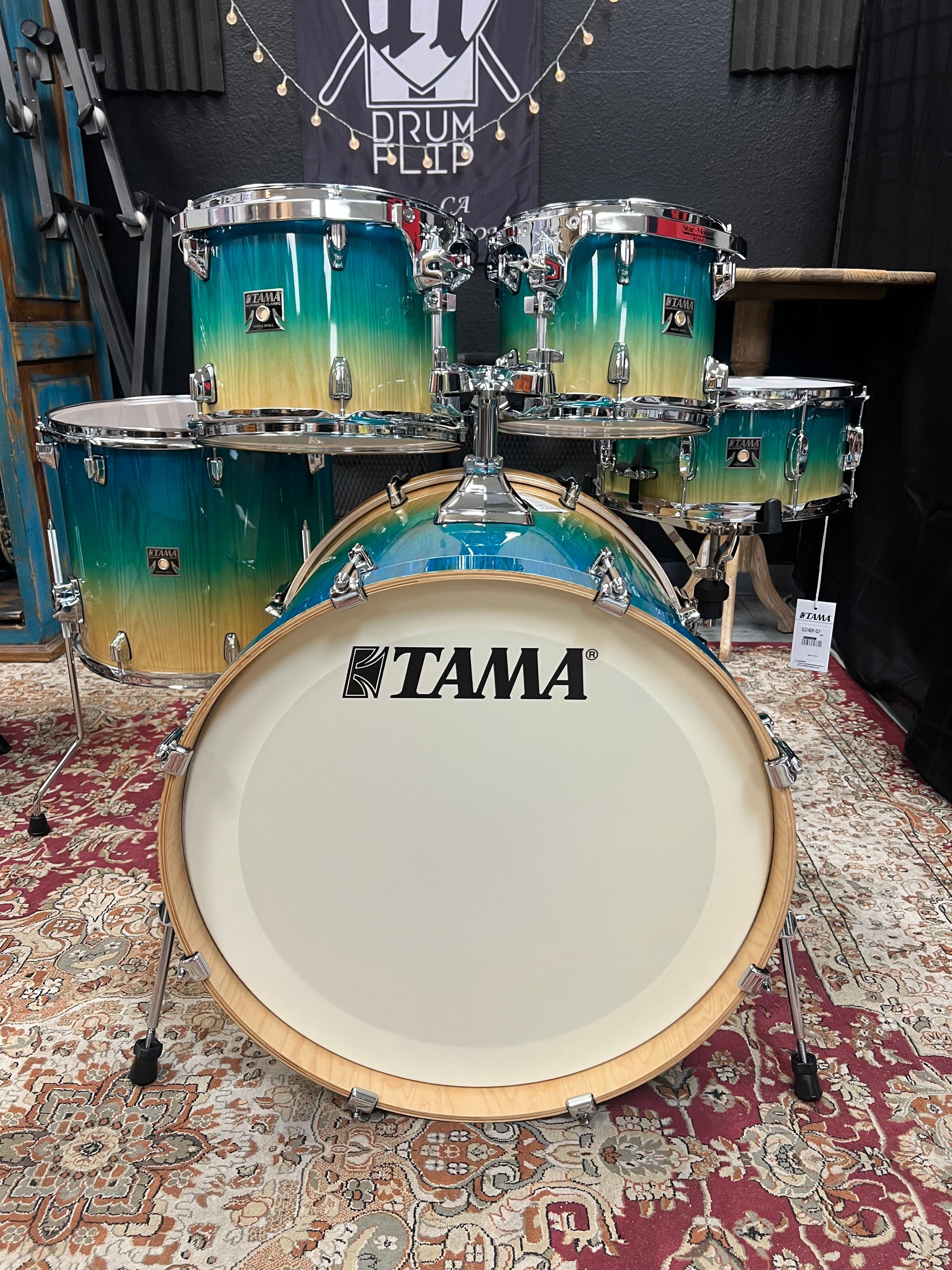 Tama Superstar Classic 5pc Careibean Lacebark Pine Drum Set