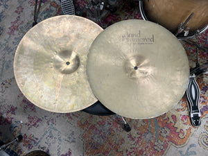 Sabian 14” Hand Hmmered Rock hi hat Cymbals