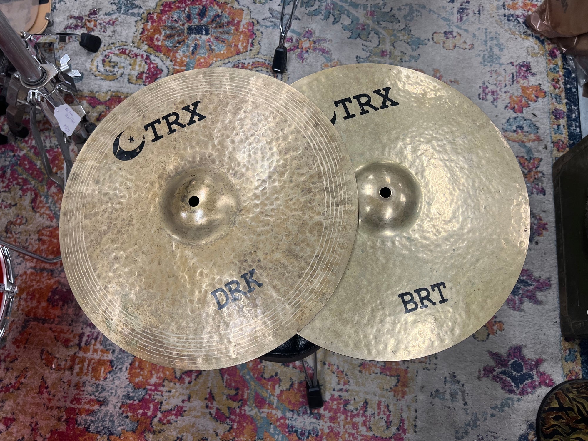 TRX 15” DRK/BRT Hi Hat Cymbals