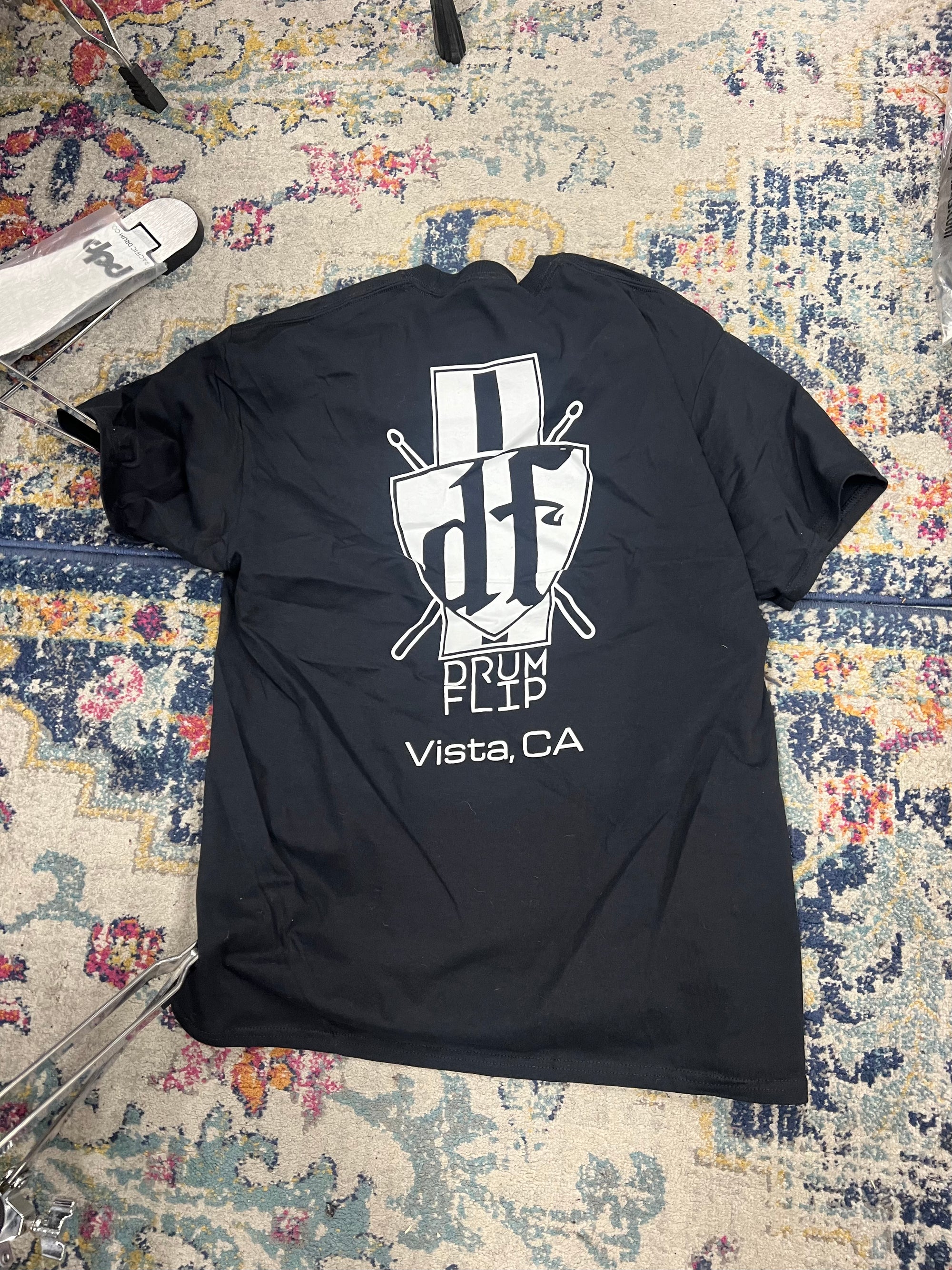 Drum Flip Vintage Design T-Shirt