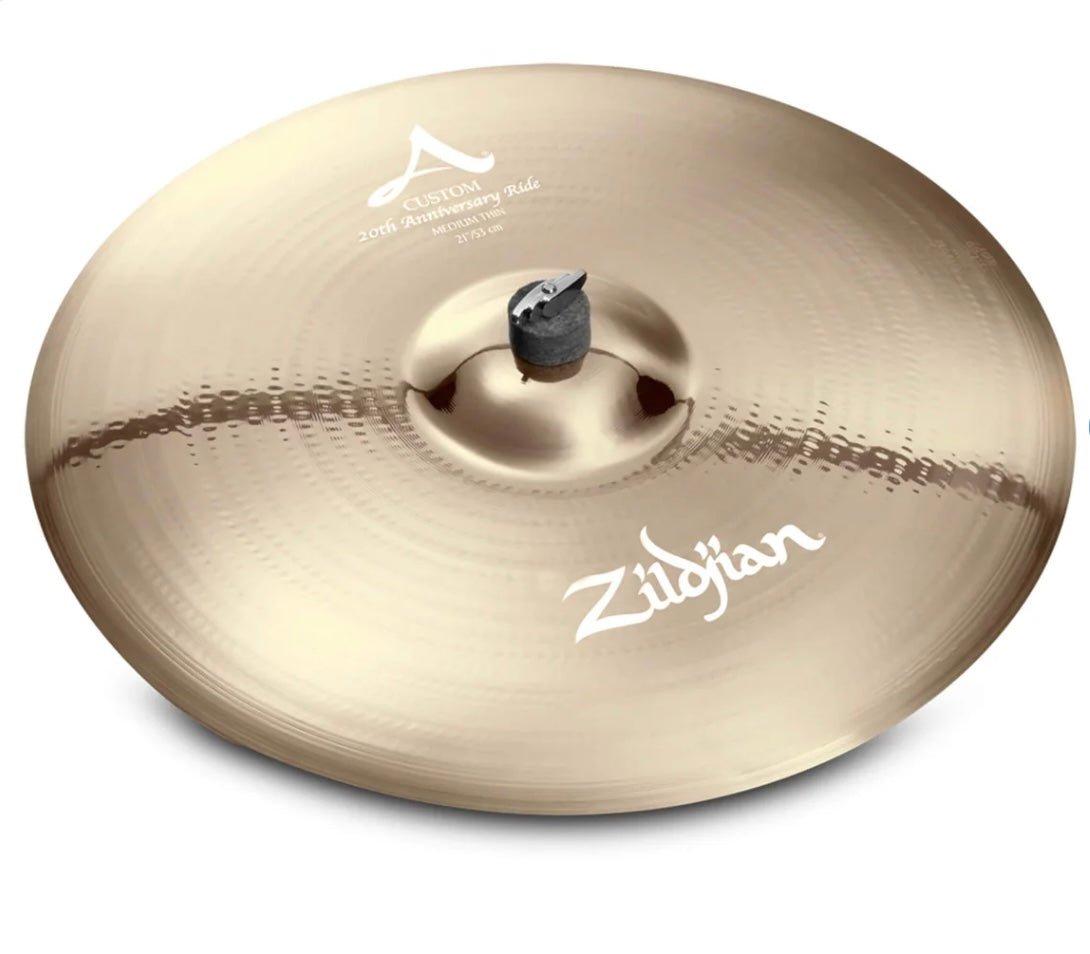 Zildjian 21” A Custom 20th Anniversary Medium Thin Ride Cymbal