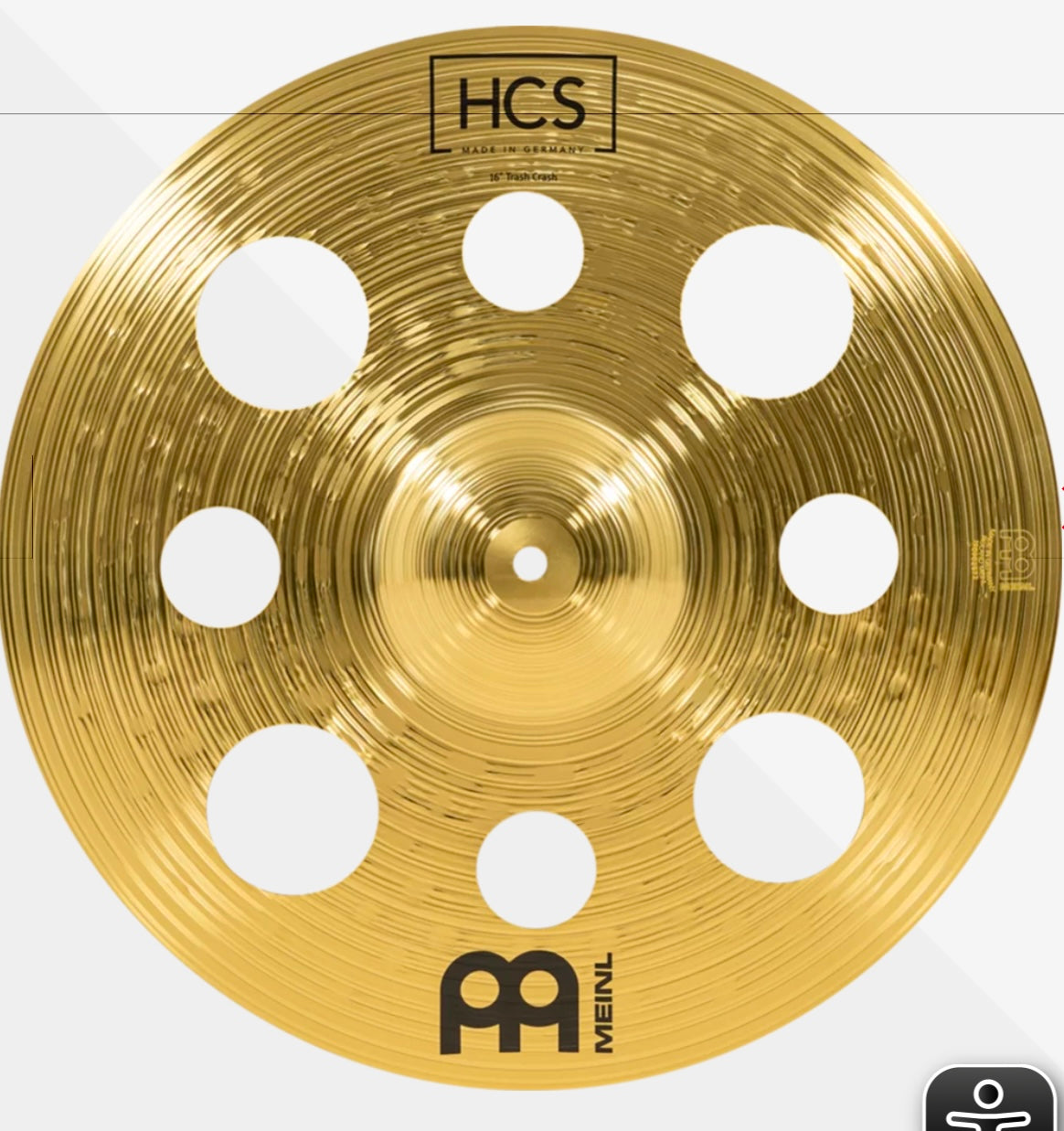 Meinl 16” HCS Trash Crash