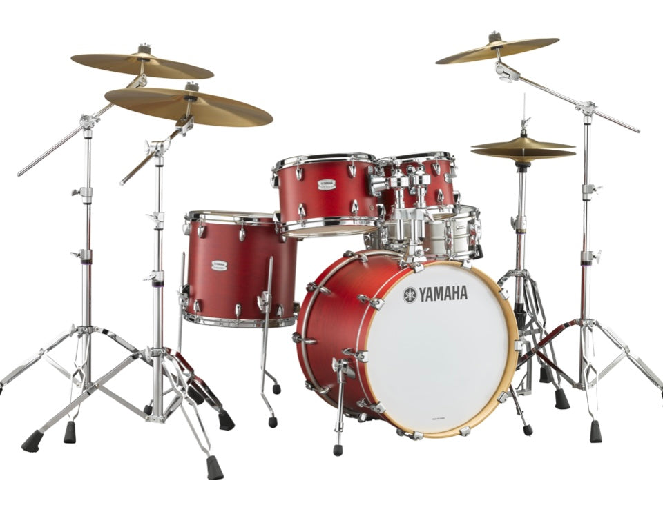 Yamaha Tour Custom Candy Apple Satin 4pc Drum Set