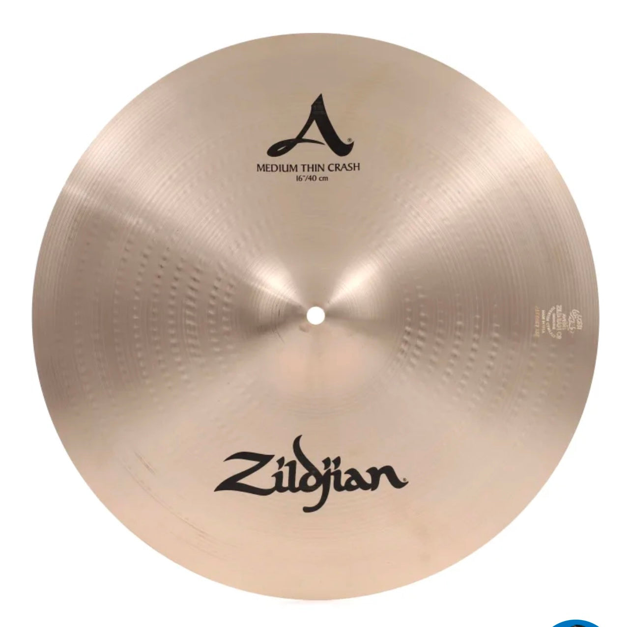 Zildjian 16” A Mediun thin crash Cymbal