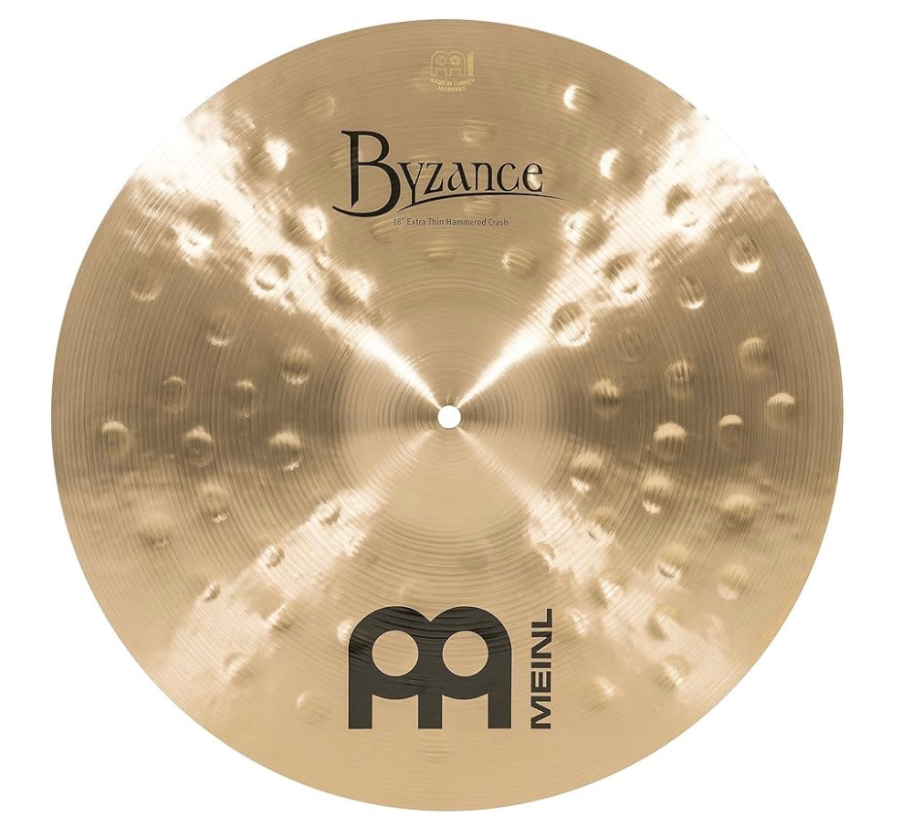 Meinl Byzance 18” Extra Thin Hammered Crash Cymbal