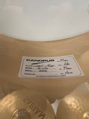 Canopus Gold Sparkle 14x5” Snare Drum