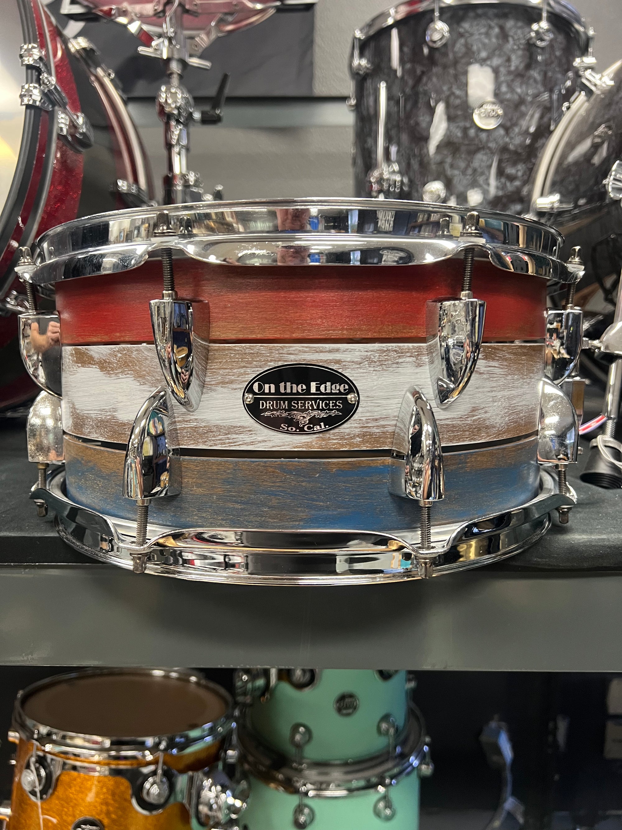 On The Edge 13x6.5” Split Shell Snare Drum