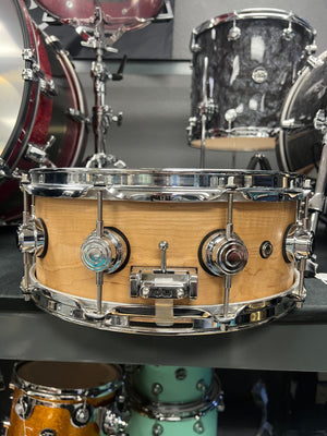 DW Collectors 14x5.5” Super Solid Snare Drum Natural Satin