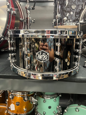 Hero Drum Works 14x6.5” Black Brass Snare