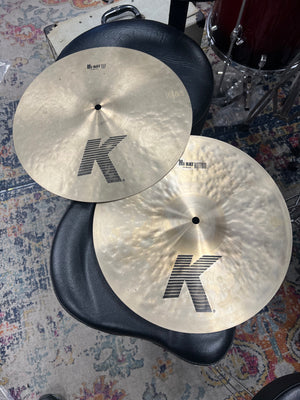 Zildjian 14” K Hi hat Cymbals