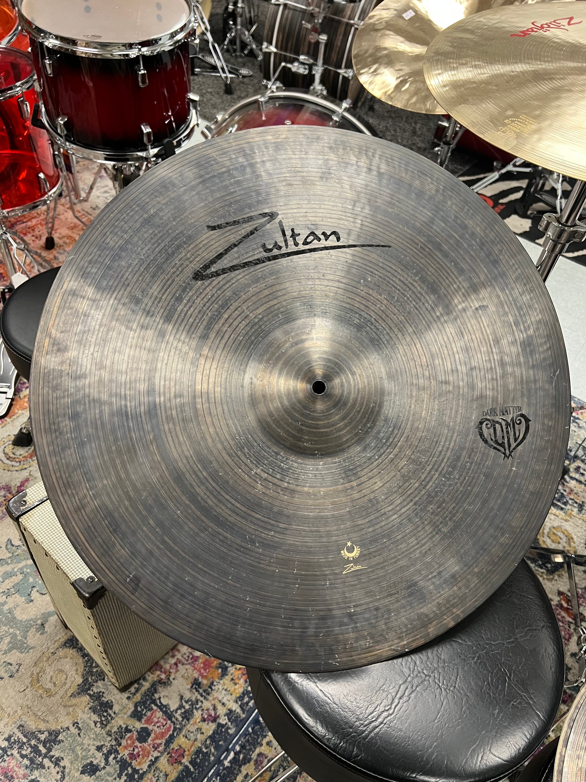 Zultan 22” Dark Matter ride Cymbal