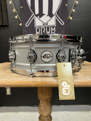 DW 14x5.5” Design Matte Aluminum Snare Drum