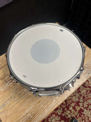 DW 14x6.5” Design Matte Aluminum Snare Drum