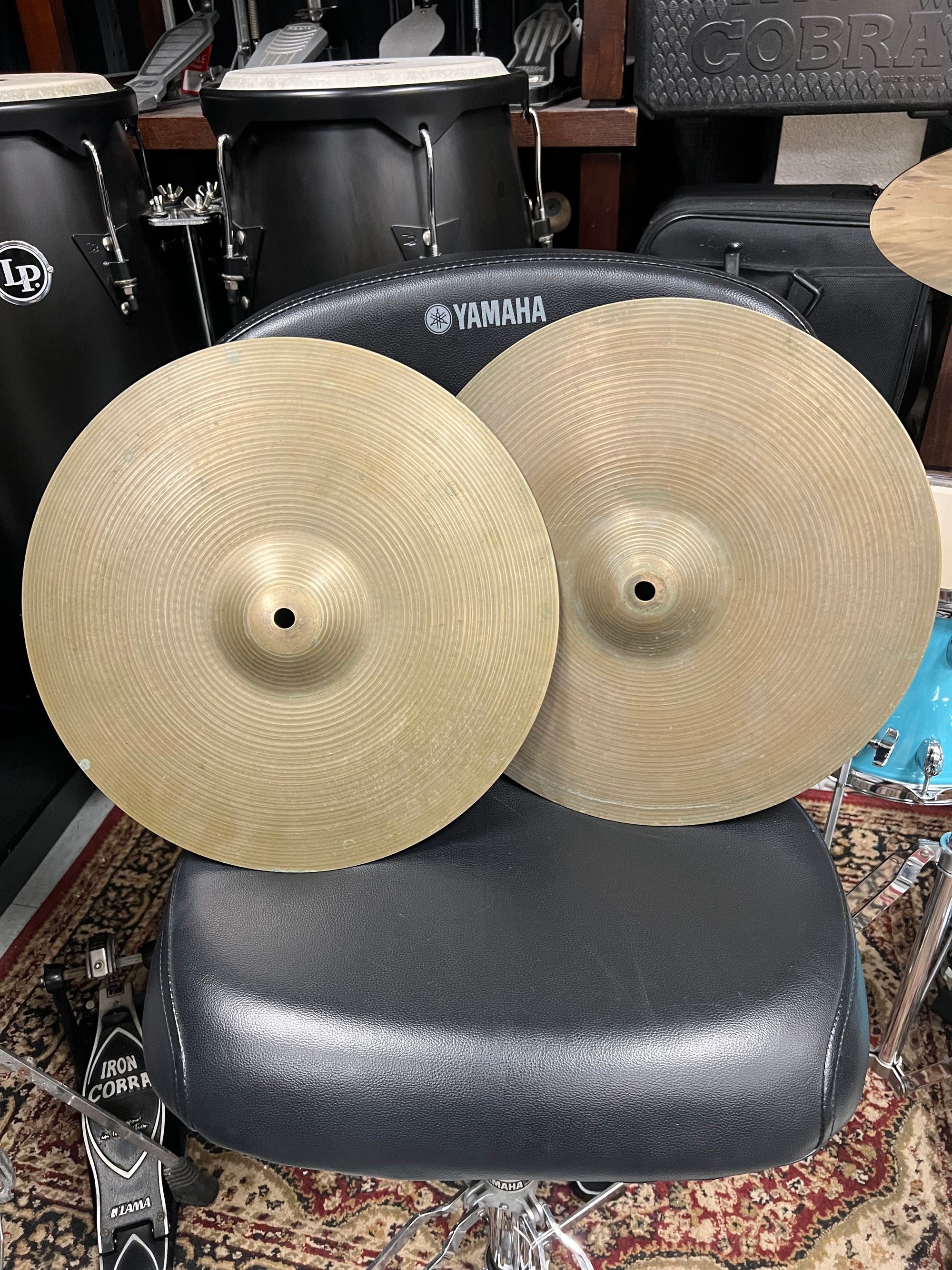 Zildjian 14” Hi hat cymbals