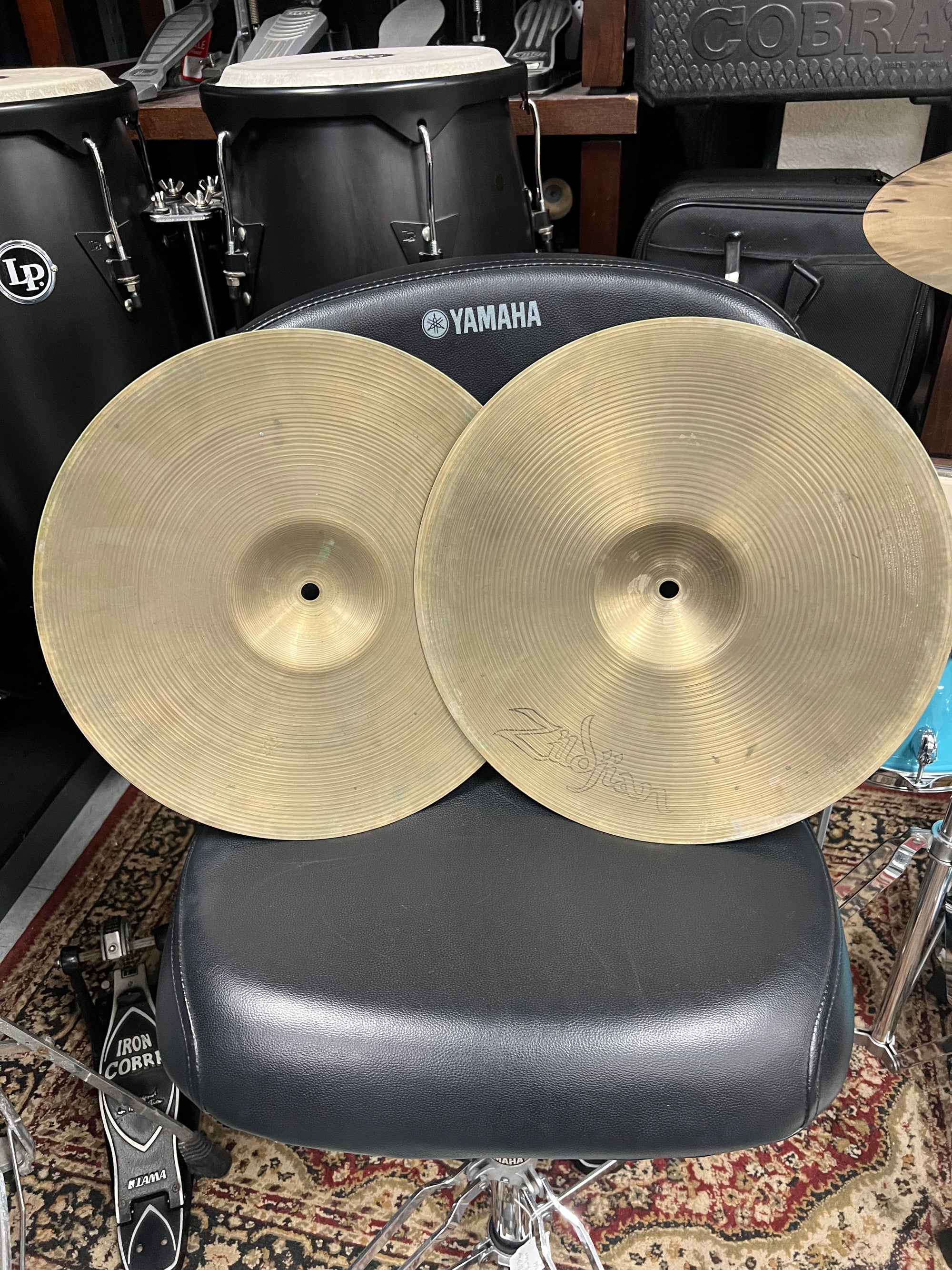 Zildjian 14” Hi hat cymbals