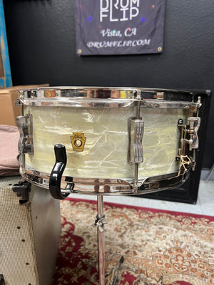 Ludwig Pioneer White Marine Pearl 14x5.5” Snare Drum