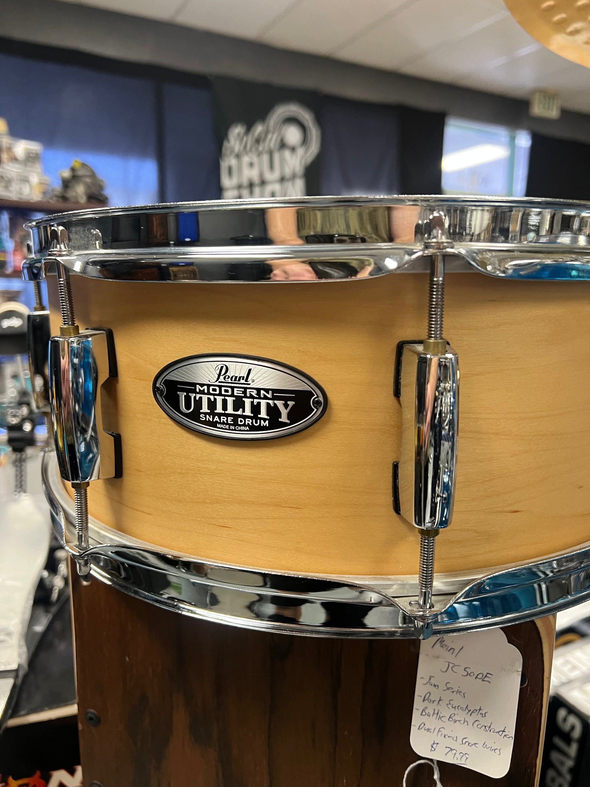 Pearl Modern Utility 14x5.5” Natural Maple Snare