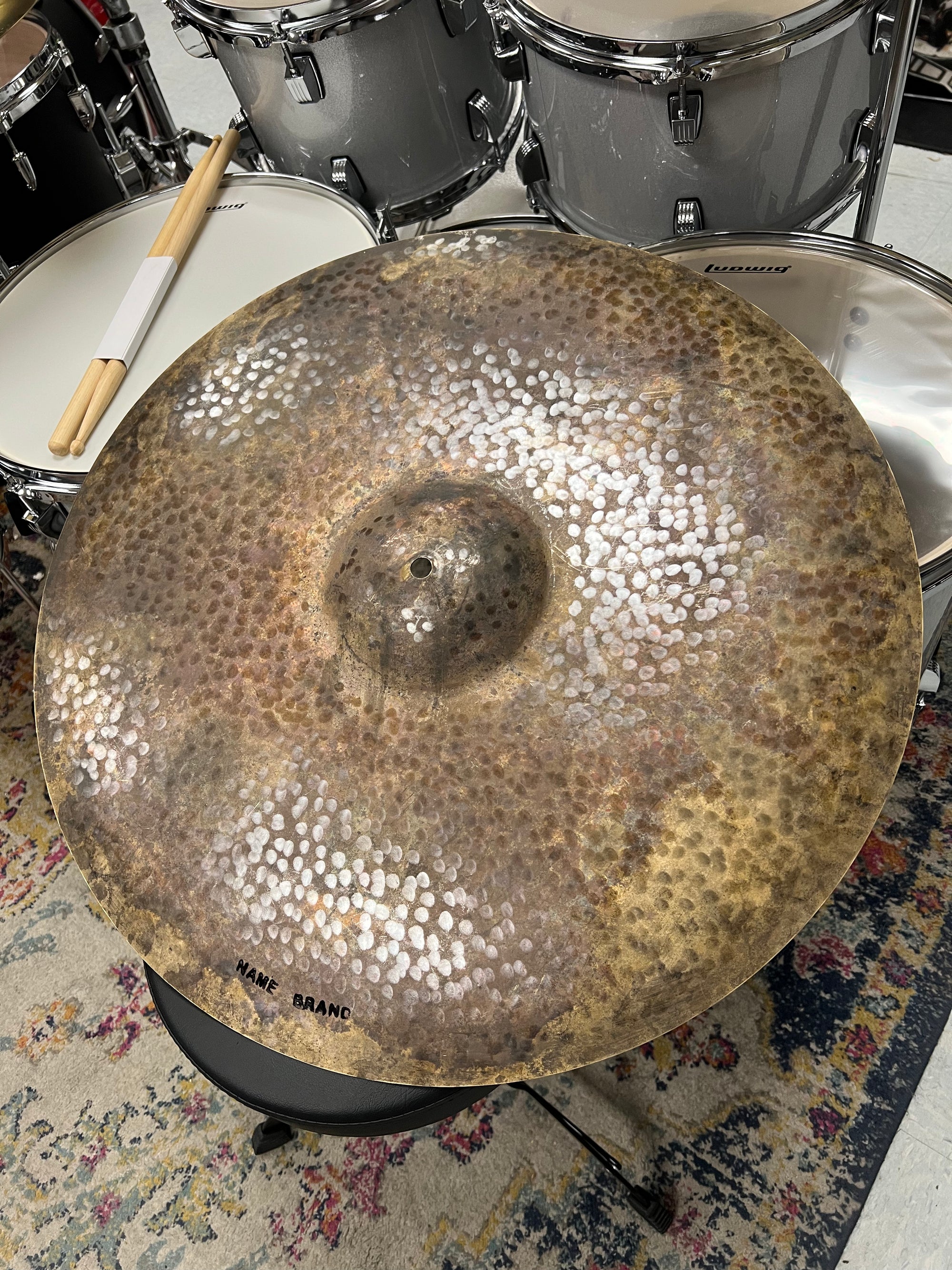 Name Brand 22” Pollock/Dry Ride Cymbal