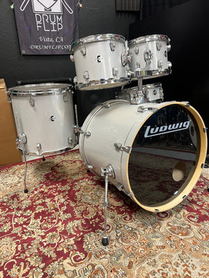 Ludwig Element Evolution 5pc Silver Sparkle Drum Set