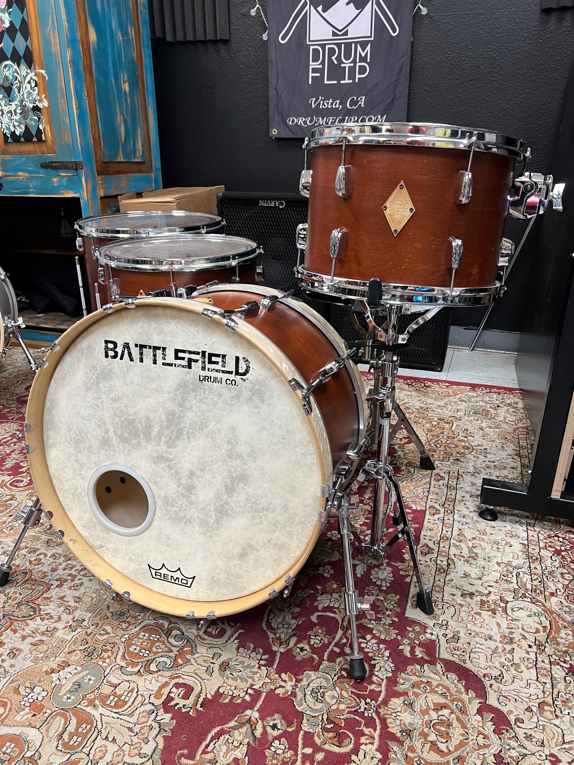 Battlefield 5pc Drum Set