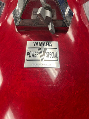 Yamaha Marble Red Power V Drum Set