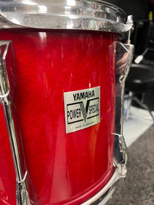 Yamaha Marble Red Power V Drum Set