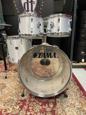 Tama Swingstar Metallic White 4pc Drum Set