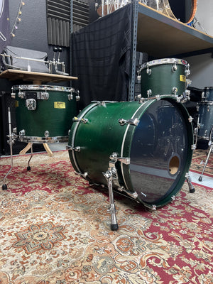 Mapex Dark Green Maple Drum Set