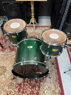 Mapex Dark Green Maple Drum Set