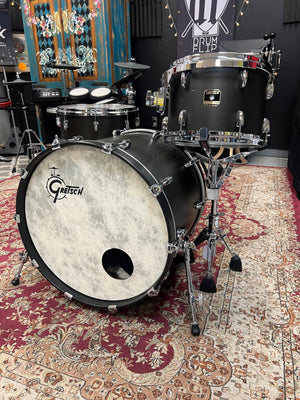 Gretsch Renown 3pc Transparent Black Drum Set