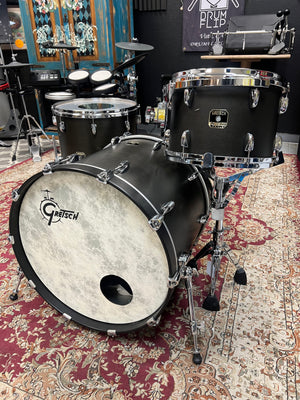 Gretsch Renown 3pc Transparent Black Drum Set