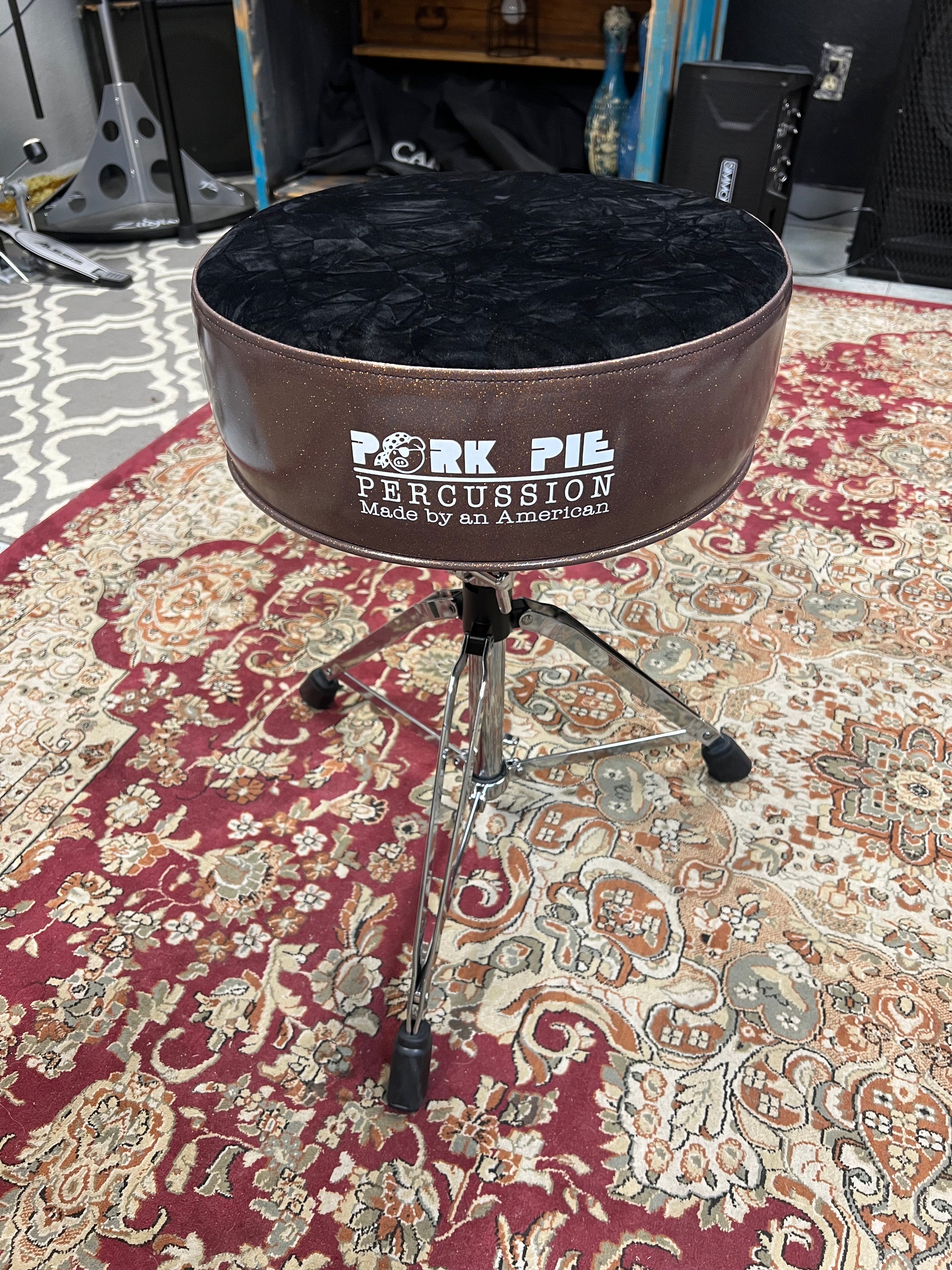 Pork Pie Root Beer Sparkle Drum Throne