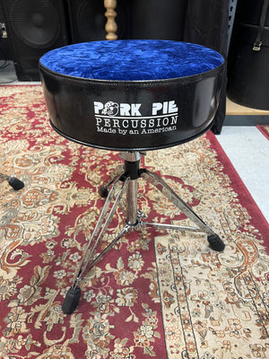 Pork Pie Black Sparkle Drum Throne