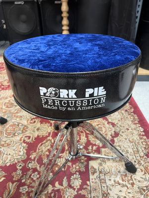 Pork Pie Black Sparkle Drum Throne