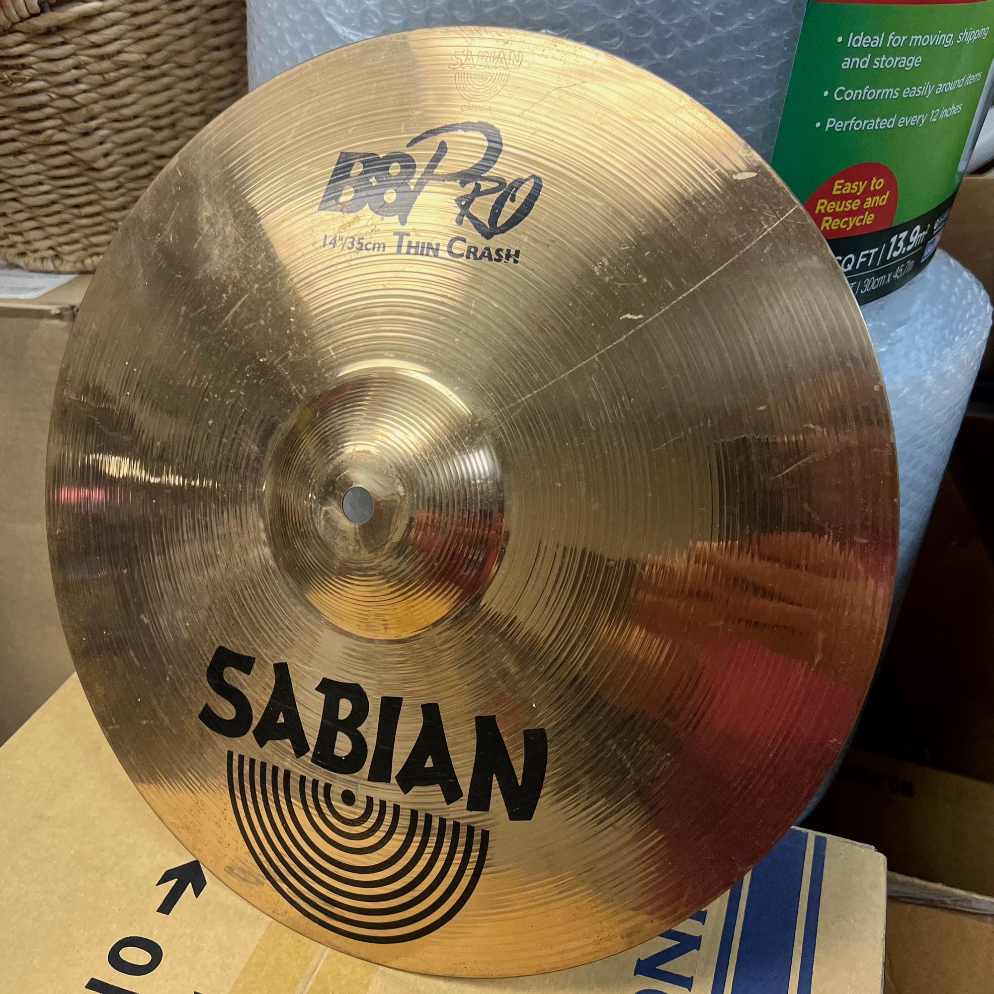 Sabian 14” B8 pro thin crash Cymbal