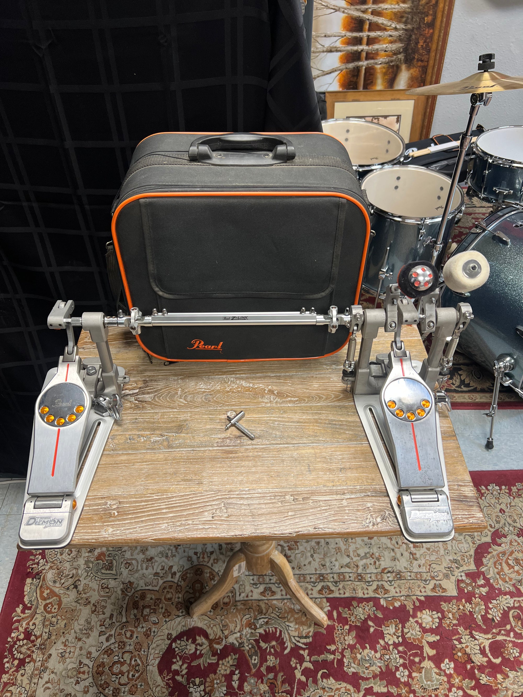 Pearl Eliminator Demon Drive Double Bass Pedals With Case