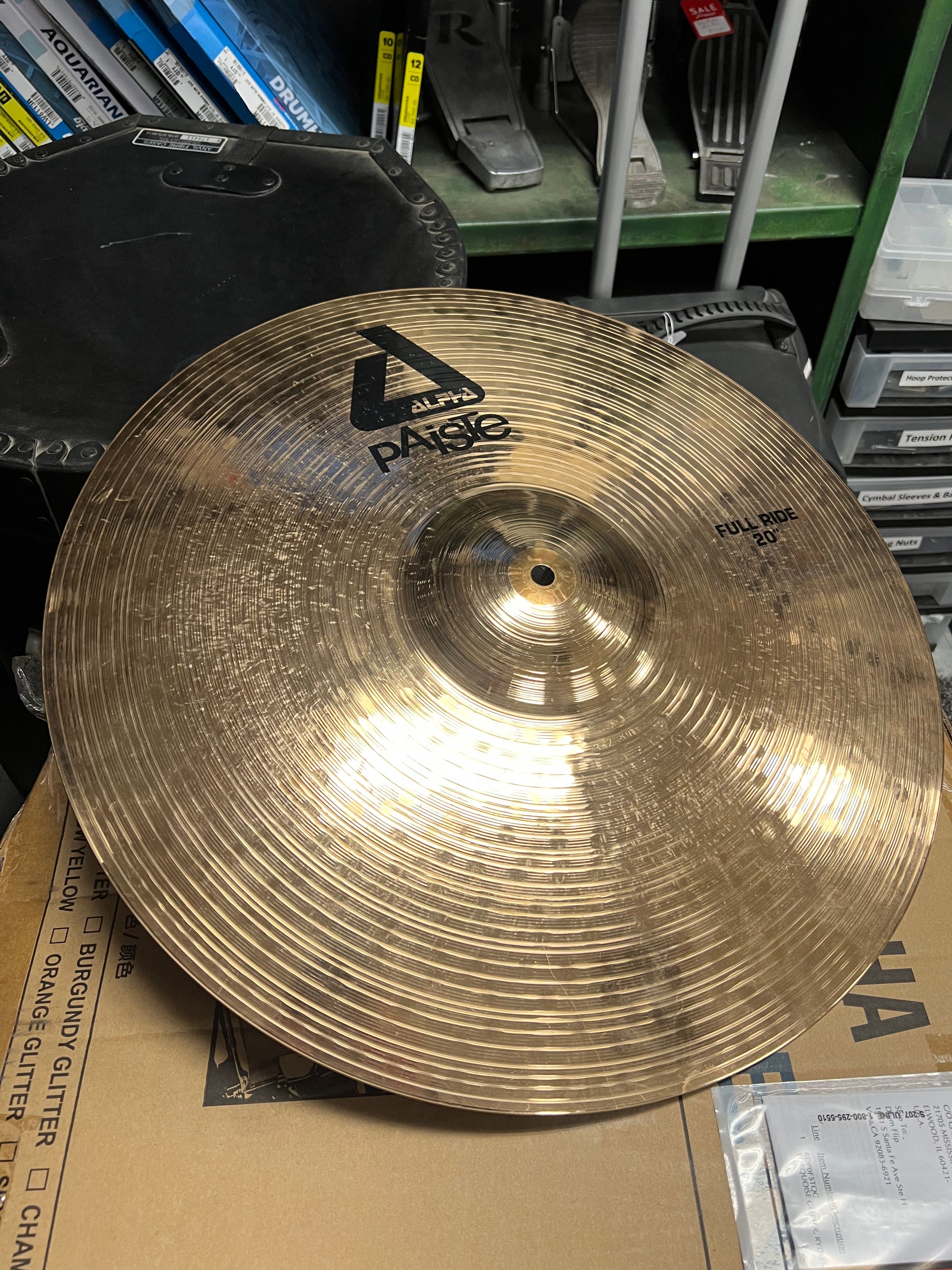 Paiste 20” Alpha Full Ride Cymbal