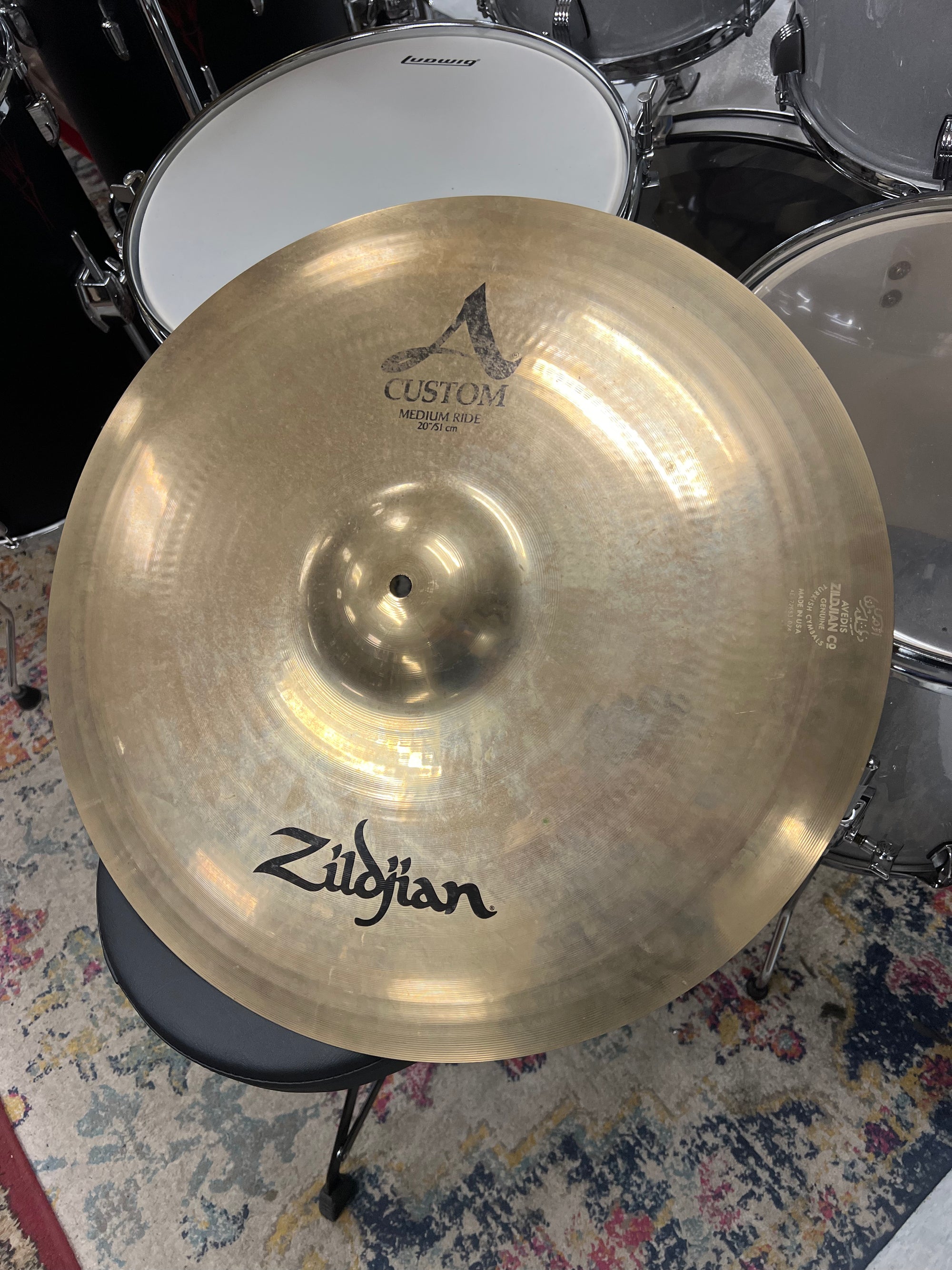 Zildjian 20” A Custom Medium Ride Cymbal