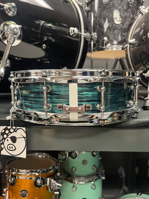 Pork Pie 14x4” Teal Oyster Snare Drum