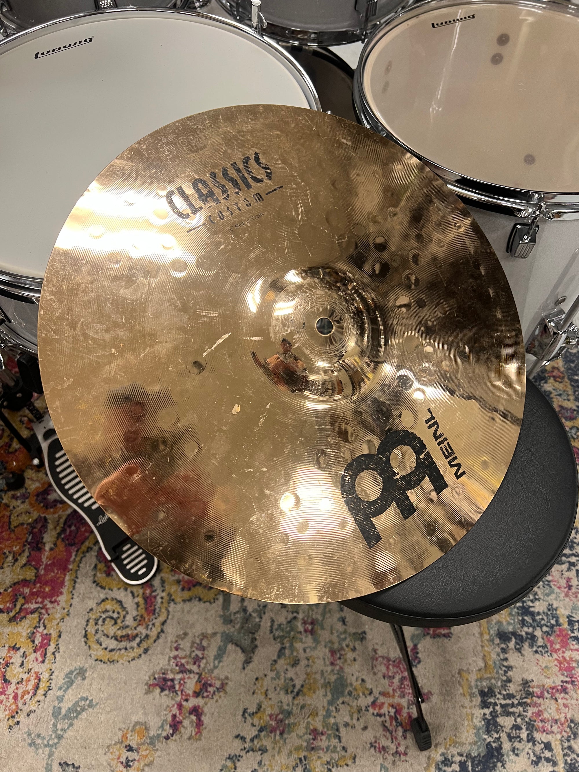 Meinl 16” Classics Custom Medium Crash Cymbal