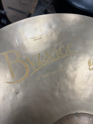 Meinl 22” Byzance Sand Crash-Ride Cymbal