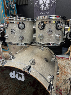 DW Collectors Broken Glass 4pc Drum Set