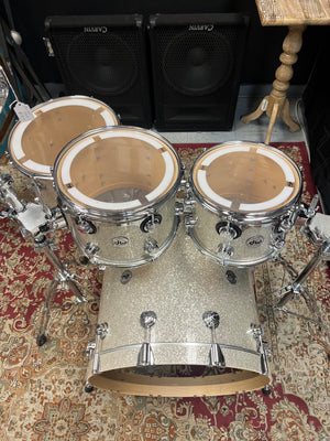 DW Collectors Broken Glass 4pc Drum Set